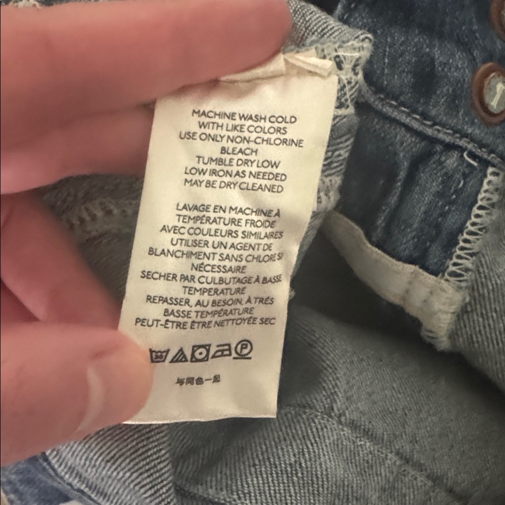 Anthropologie Pilcro The Wanderer Relaxed Utility Jean Distressed Denim Pockets - Picture 11 of 16